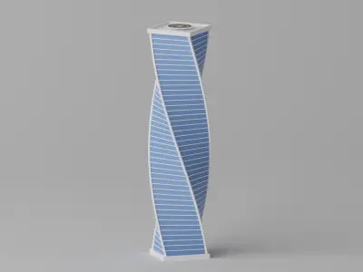 Al Majdoul Tower Riyadh Saudi Arabia 3D model