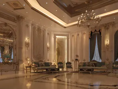 classic majlis 3D model