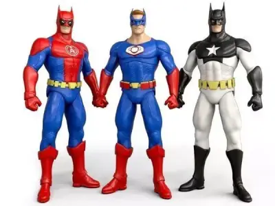 Game-Ready Character Collection 3D model