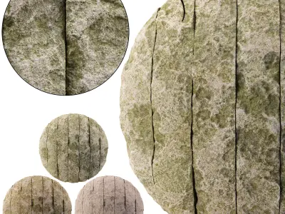 Natural Split Face Travertine 04 - Seamless Texture