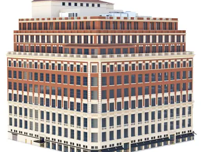 Saks 5th Ave New York building 3D model