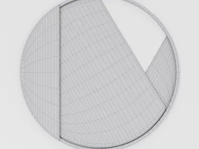 Revolution Wall Mirror 3D model