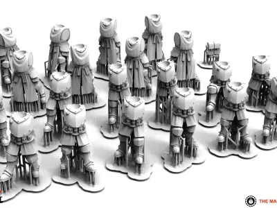 Feudal Guard - Upgrade Pack 2 3D print model