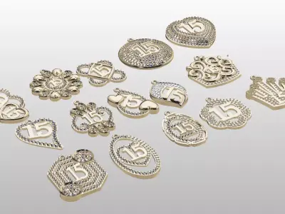 15 years old 3D model