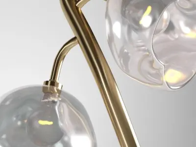 Modern Stair Chandelier   3D model