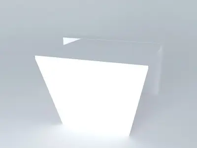 architect set desk with light Free 3D model