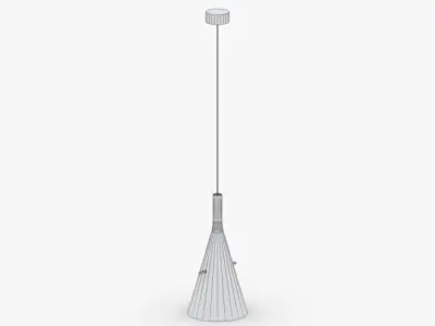 1495 - Hanging Lamp Low-poly 3D model