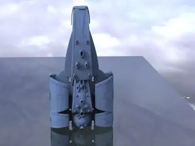 1 Sci-fi Tower design 3D model