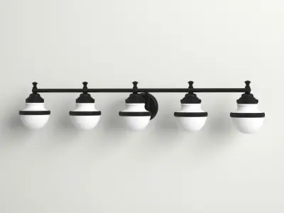 Kistner 5 - Light Dimmable Vanity Light Free 3D model