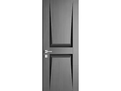 Modern entrance door 10 3D model