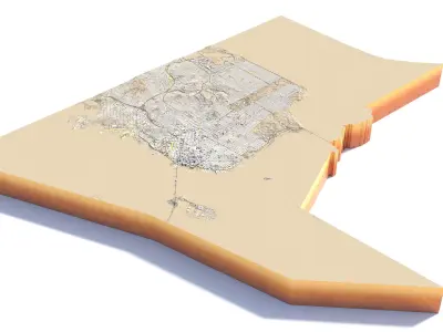 San Francisco City California USA 3D model