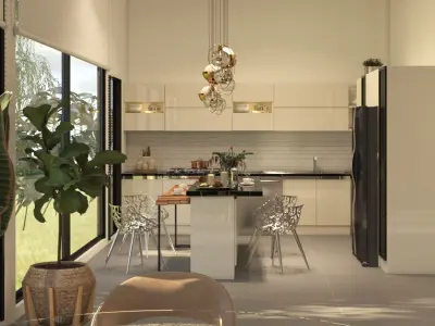 Modern kitchen 3D model
