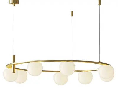 Docos Ceto Chandelier 10 heads 3D model