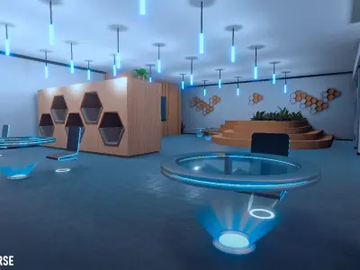 Metaverse - Workroom 3D model