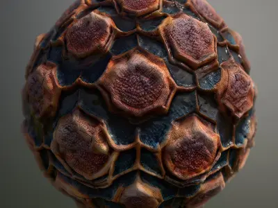 Material Skin Alien 20 Seamless PBR Texture Texture