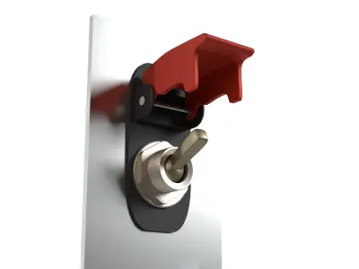 Toggle Switch 3D model