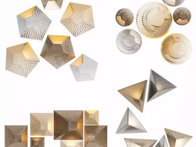 wall light  Low-poly 3D model