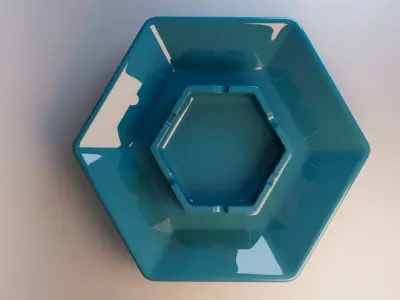 Ashtray Free low-poly 3D model