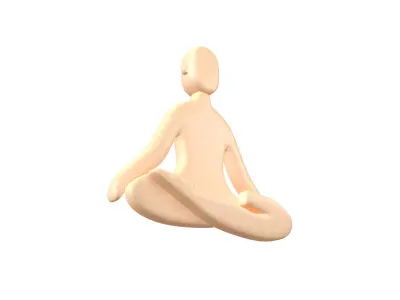 Chakra Icon v1 004 Low-poly 3D model