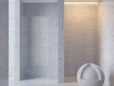 Marble wall 42 3D model