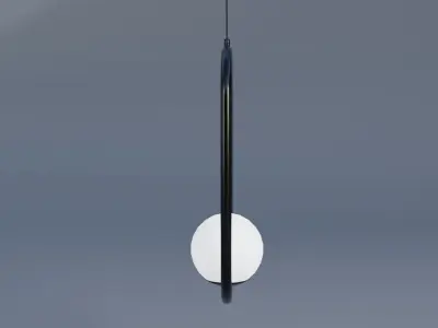 Pendant light ceiling Low-poly 3D model