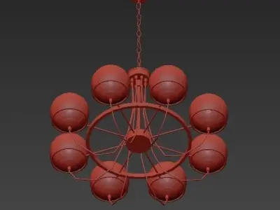 Melissa Chandelier 3D model purchase