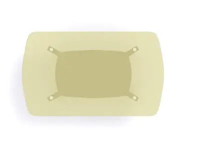 Center Table Low-poly 3D model