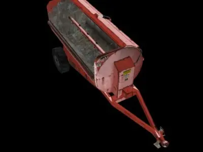 Rural Bundle - 18 Models Low-poly 3D model