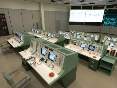  Apollo Mission Operations and Control Room 