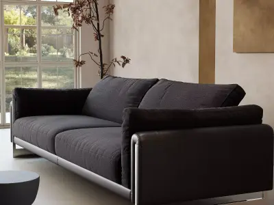 Industrial Living Interior scene 3D model