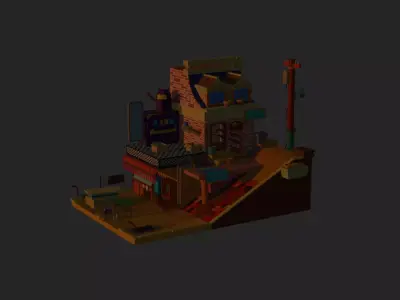 my project on free time Free 3D model