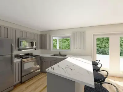 The Minimalist Retreat A Modern Concept 3D model