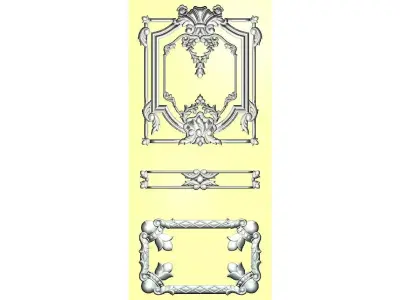 artcam 3d doors 3D model