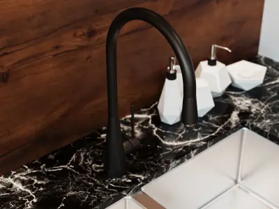 Newform YCON 64200 sink mixer 3D model