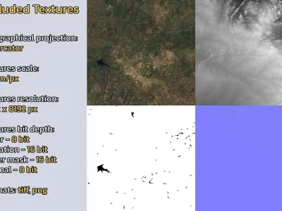 Harare Zimbabwe City Landscape 3D Model 3D model