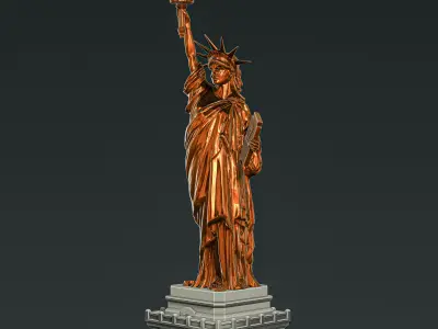 Statue of Liberty RoZ 3D print model