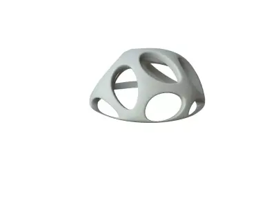 SciFi Cube Object No 55766 Low Poly Shape Low-poly 3D model