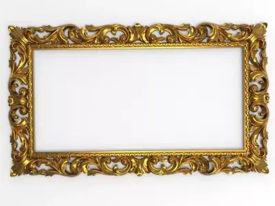 carved frame  3D model