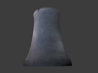 Next Gen AAA Cooling Tower - Enterable Low-poly 3D model