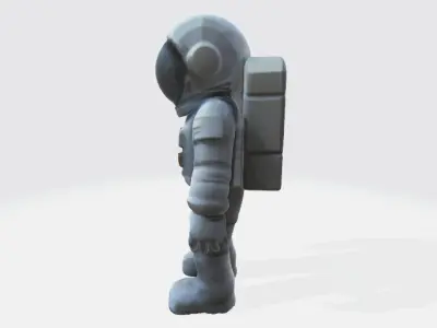 Lowpoly astronaut 3D model