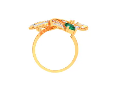 Women Ring  Render 3dm STL OBJ FBX Details 3D print model 304
