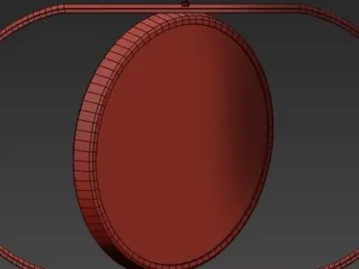 KUU reversible pendant light 3D model