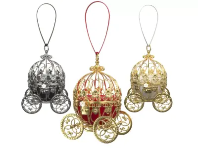 Dolce Gabbana Cinderella Carriage Bag Low-poly 3D model