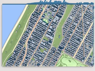 Cathedral of St John the Divine New York City 3D model