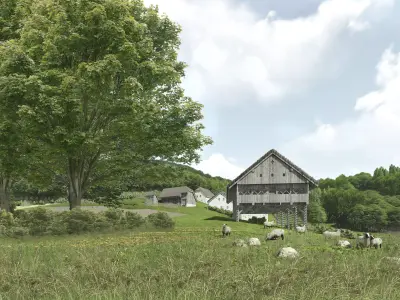 Solitary Farm - Typical Cultural Landscape 3D model