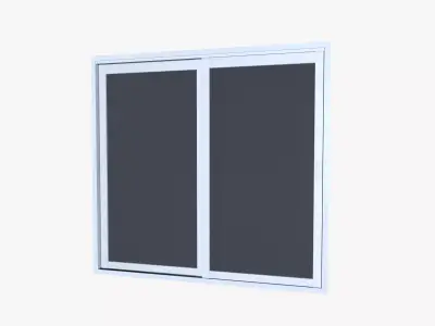 Window Low-poly 3D model