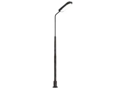 Lamp Post 1 Lowpoly Low-poly 3D model