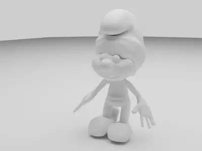Smurf 3D Character Free 3D model