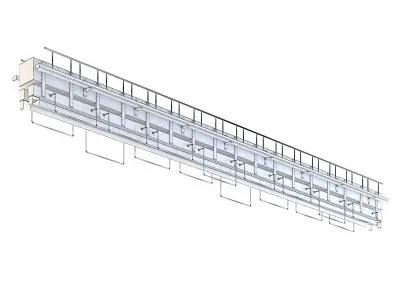 Factory Beam 3D model