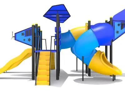 Airplane Playground 3D model
